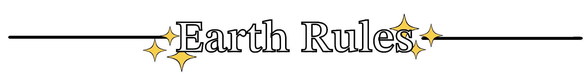 Earth Rules Banner